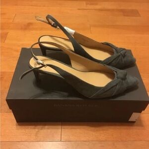 Banana Republic Women's Gray Slingback Heels